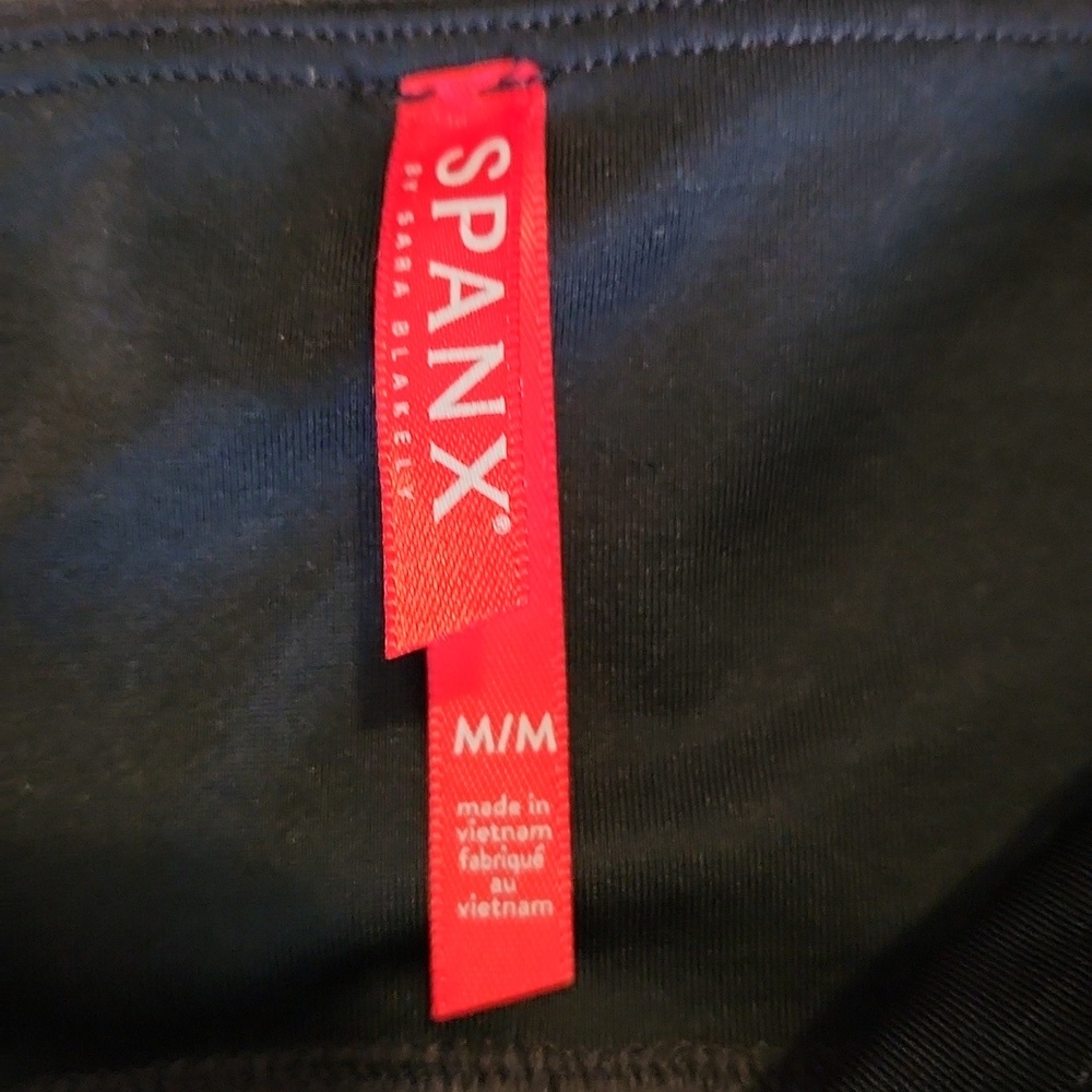 Spanx Faux Leather Moto Leggings - Picture 2 of 4